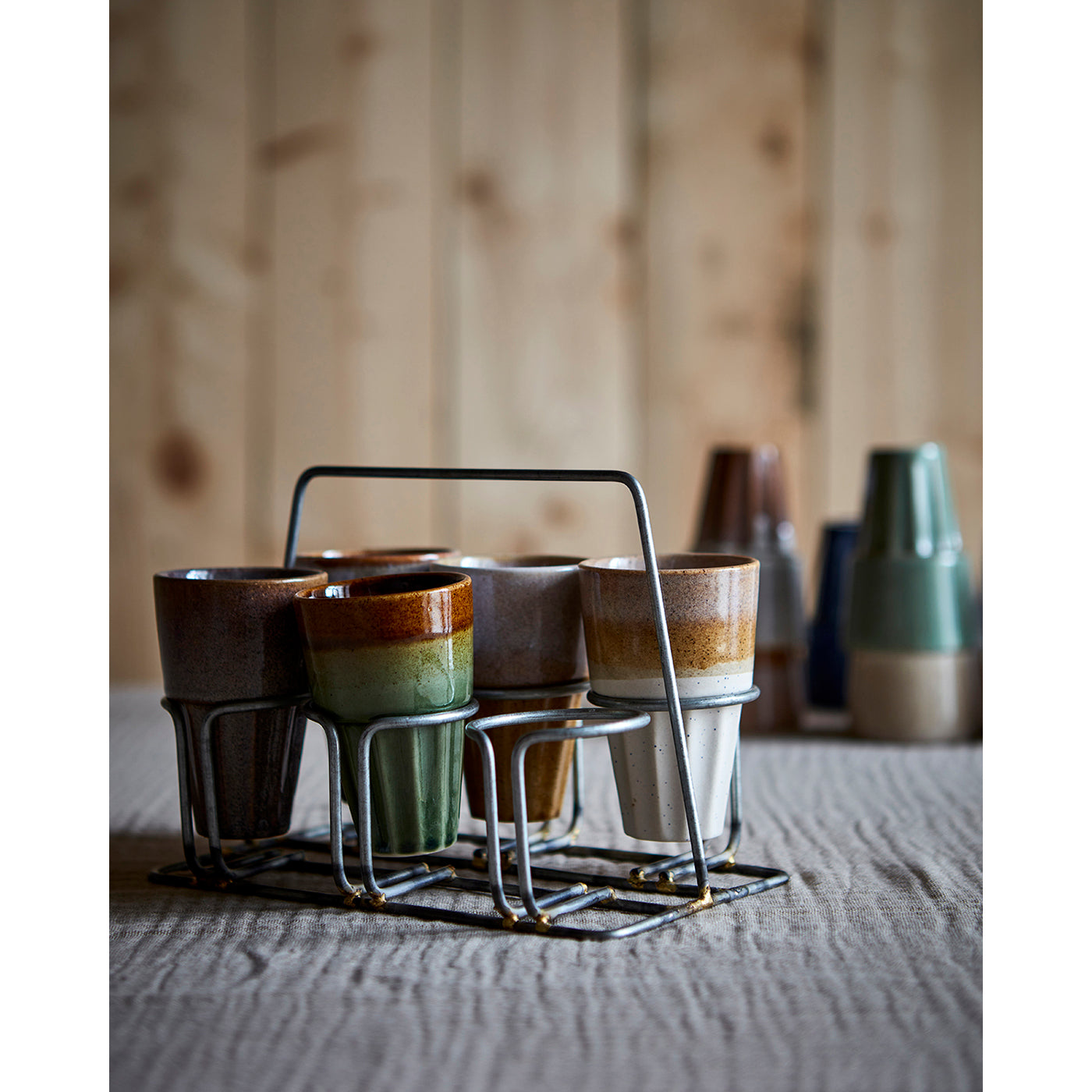 Taza M, Beige/multicolores COSTA