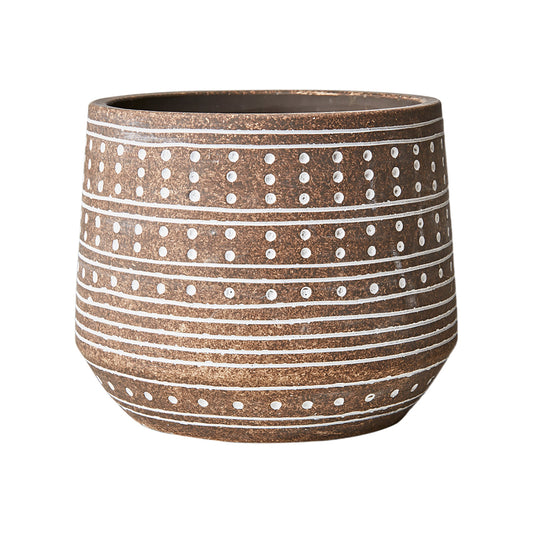 Maceta CAMILLE L, Beige, Ø15/19