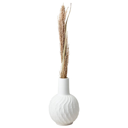 Florero M Blanco COCOS, Ø25xH26 cm