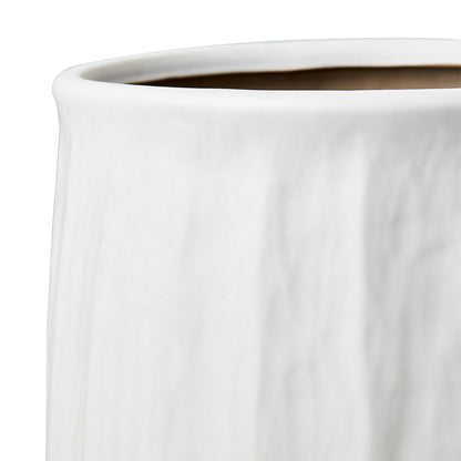 Maceta L, Blanco COCOS, Ø12/17xH15 cm