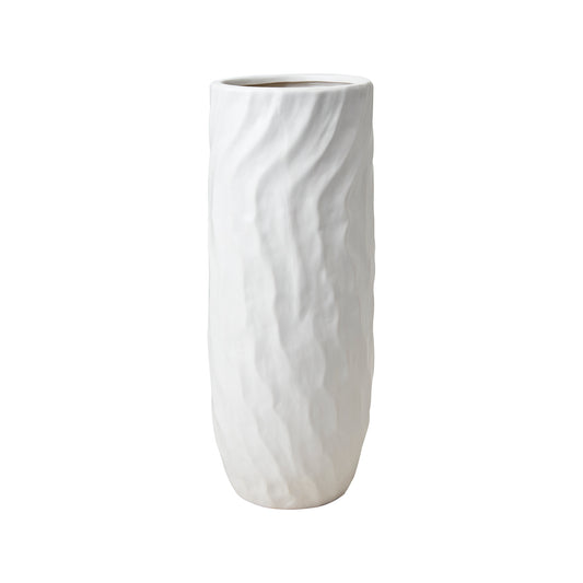 Florero M, Blanco COCOS, Ø8/11xH31 cm