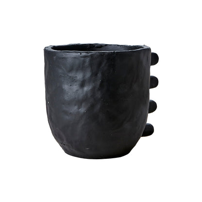 Maceta Camille M, Negro Ø17xH14 cm