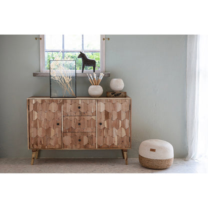 Maceta S, Blanco crudo CREAM, Ø16xH17 cm 