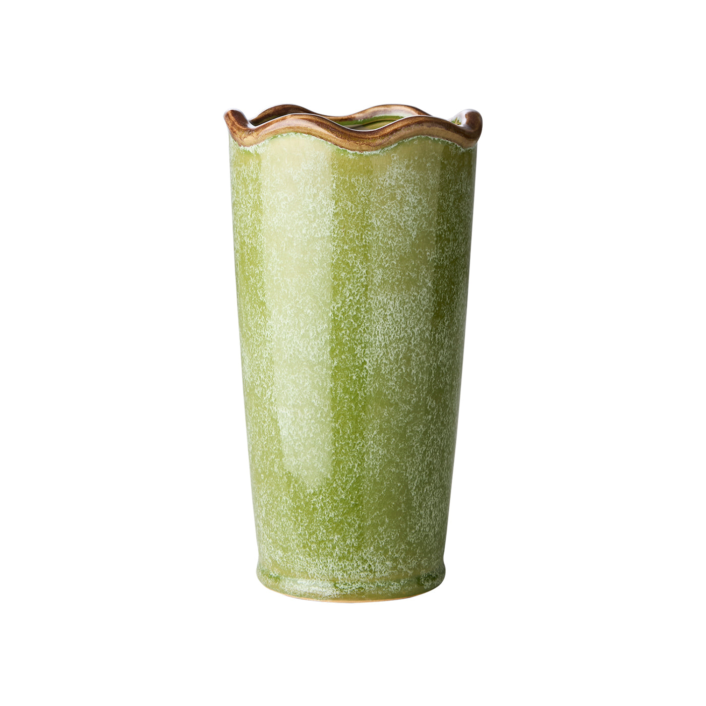 Florero  LIVIA Verde, Ø13xH24.5 cm