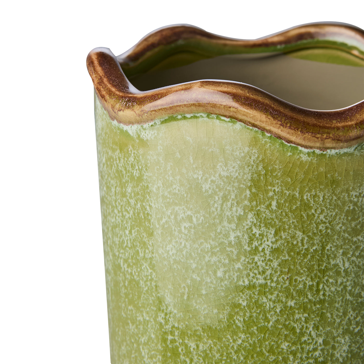 Florero  LIVIA Verde, Ø13xH24.5 cm