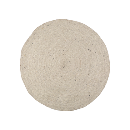 Alfombra Redonda Brika Blanc 1,2m de diámetro