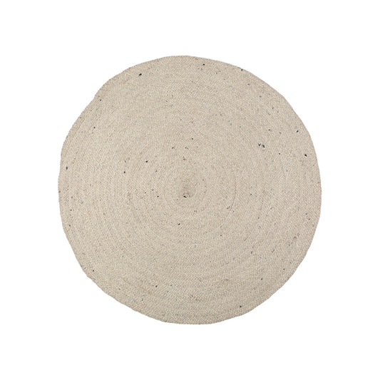 Alfombra Redonda Brika Blanc 1,2m de diámetro