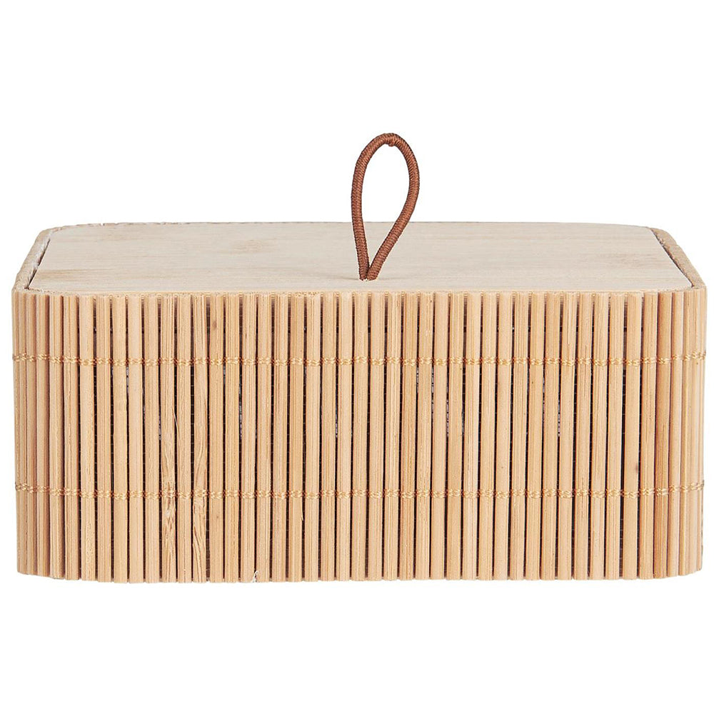 Caja de Madera con Tapa W: 12 H: 4,8 L: 12 cm