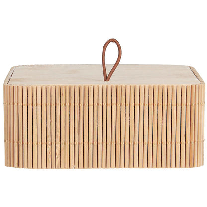 Caja de Madera con Tapa W: 12 H: 4,8 L: 12 cm
