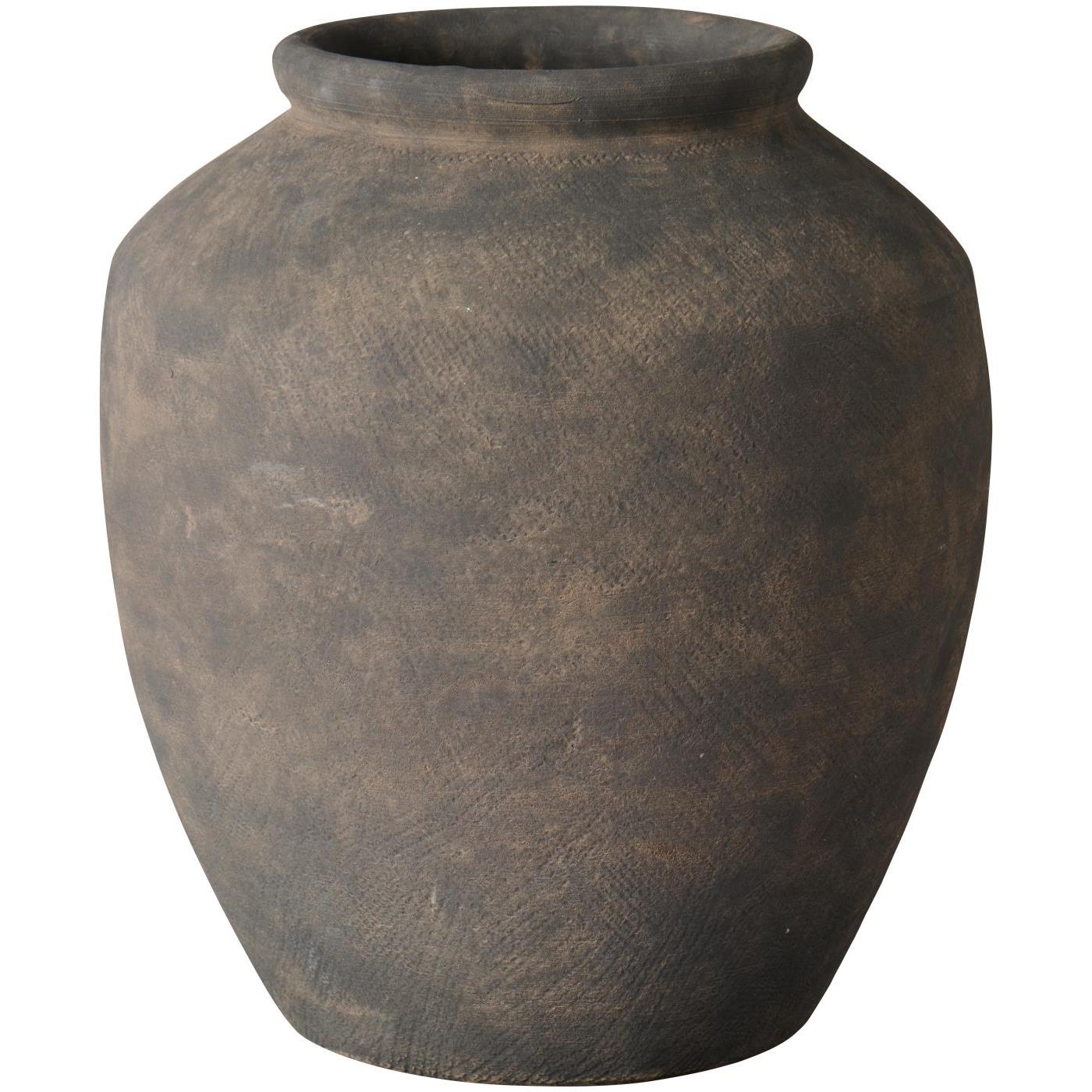 Jarrón Minerva Terracotta Minerva H: 30,9 Ø: 27,6 cm