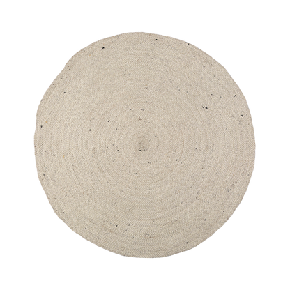 Alfombra Redonda Brika Blanc 1,5m de diámetro