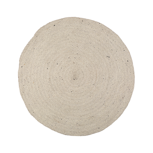 Alfombra Redonda Brika Blanc 1,5m de diámetro