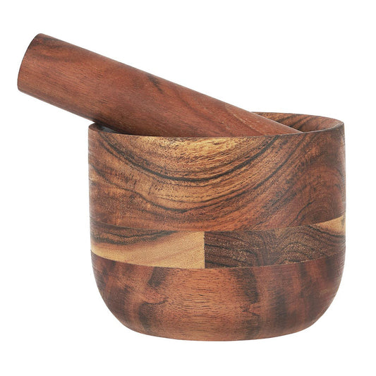 Mortero Madera de Acacia