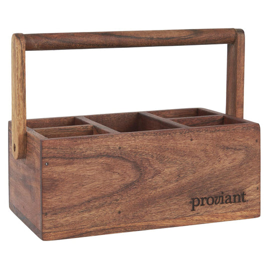 Caja Madera Acacia Proviant 5 divisiones