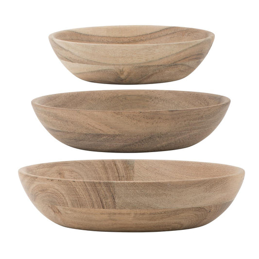 Bowls Madera Acacia - set de 3 unidades