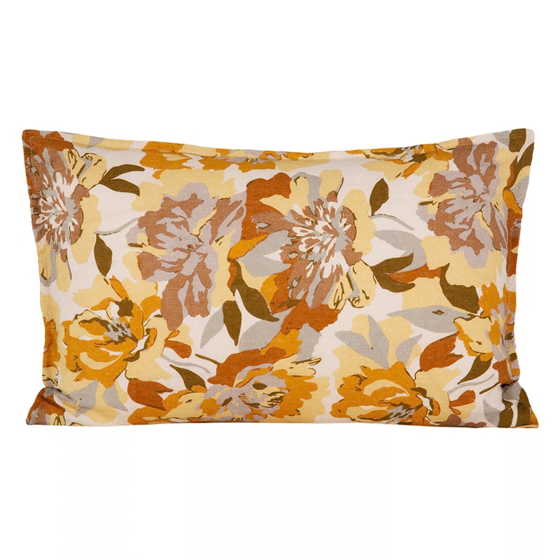 Funda Cojin Lino Trieste Ocre 40x60 cm