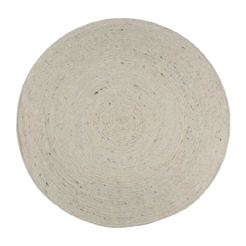 Alfombra Redonda Lund Blanc de 1,8 de diámetro