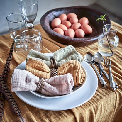 ODIN Servilletero, set de 4, Color latón