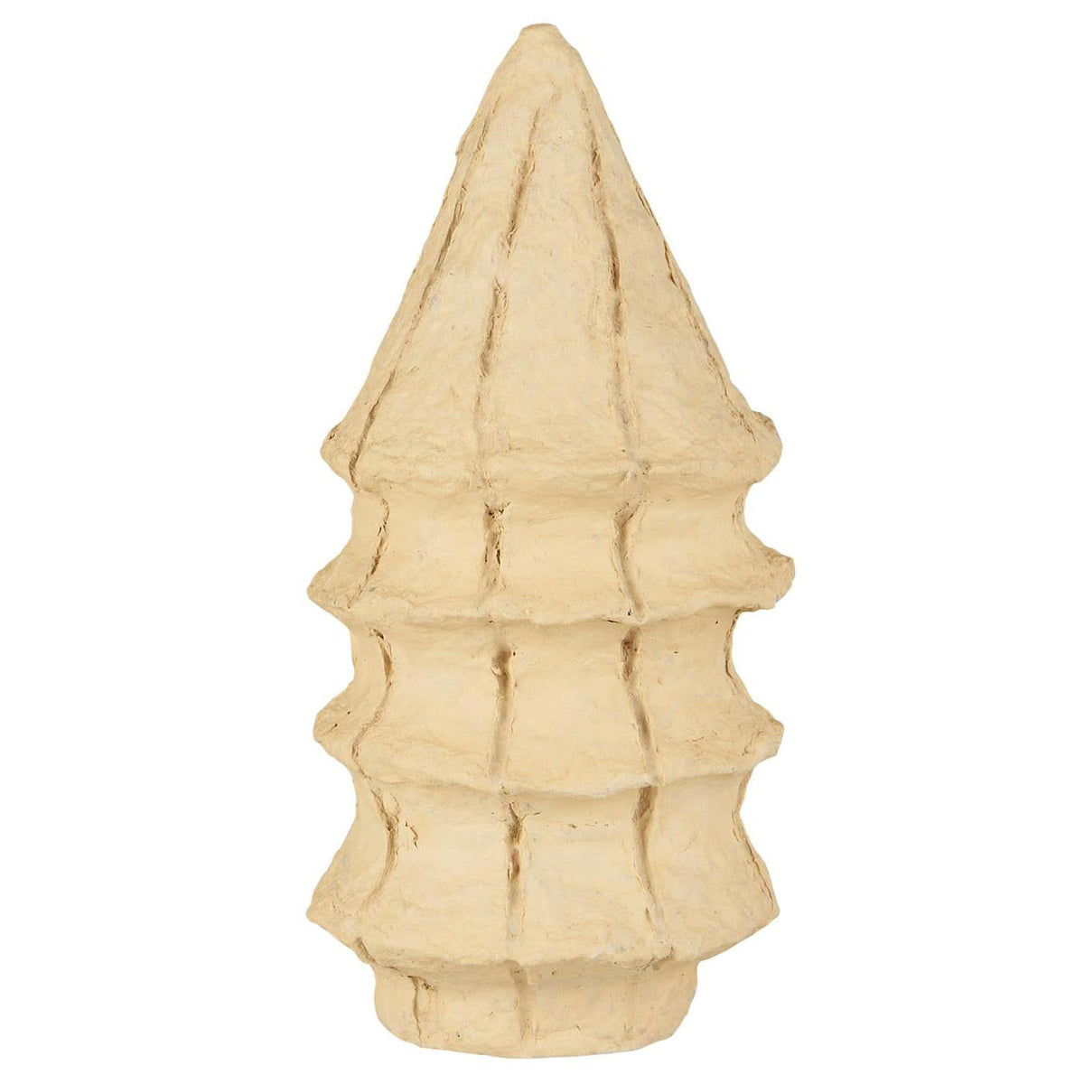 Árbol Navideño Artístico Papel Mâché Medium, H: 18 cm