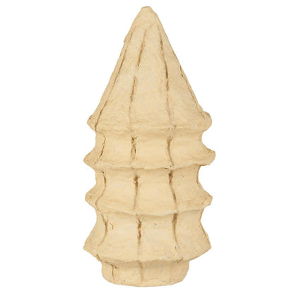 Árbol Navideño Artístico Papel Mâché Medium, H: 18 cm