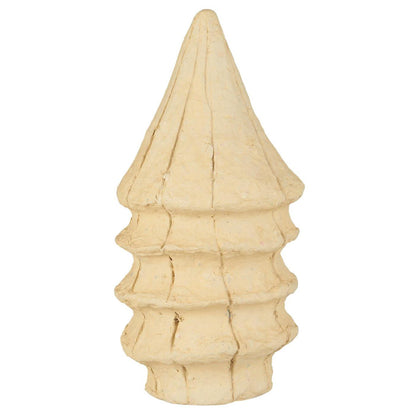 Árbol Navideño Artístico Papel Mâché Large, H: 21 cm