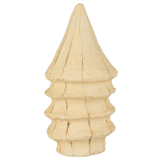 Árbol Navideño Artístico Papel Mâché Large, H: 21 cm