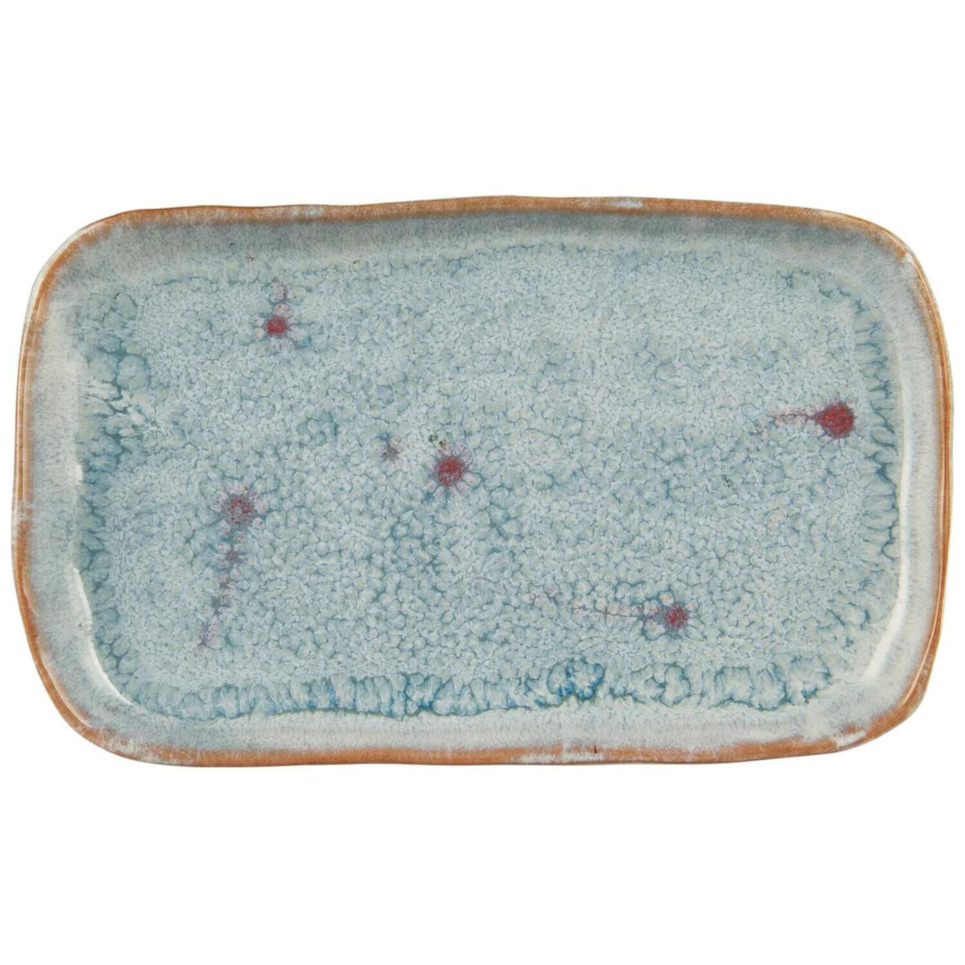 Bandeja Cerámica Azul W: 12 L: 20 cm