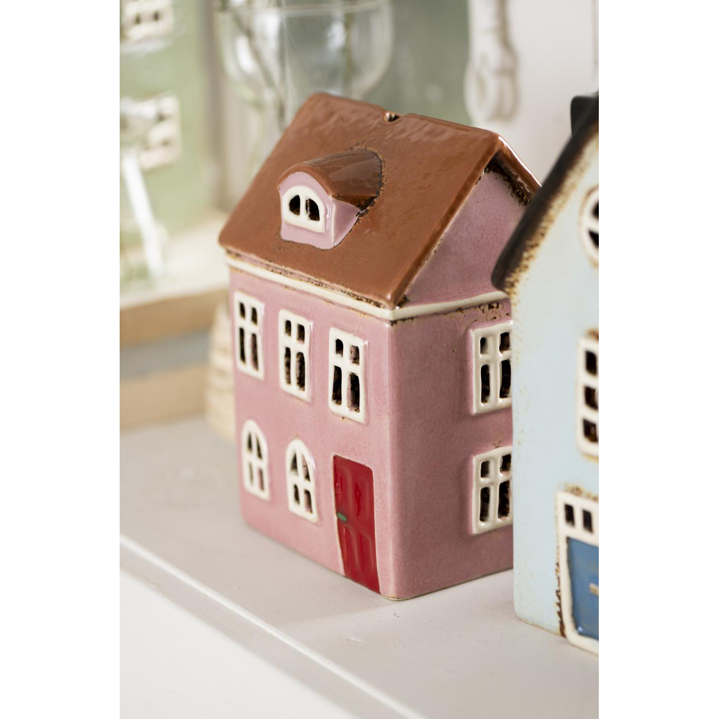 Casa para Velas Nyhavn Puerta Roja