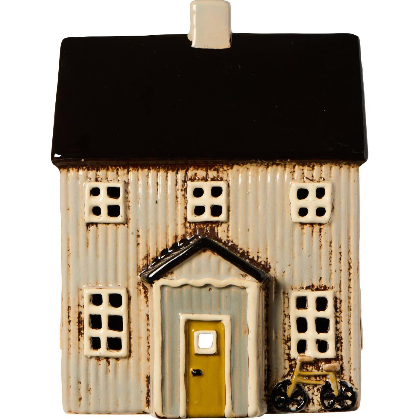 Casa para Velas Visby Bicycle Techo Negro