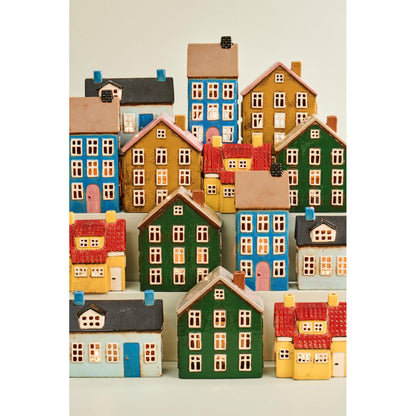 Casa para Velas Nyhavn Puerta Roja