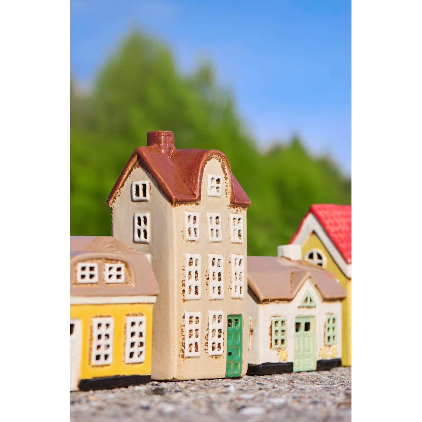 Casa para Velas Nyhavn Ventana Verde