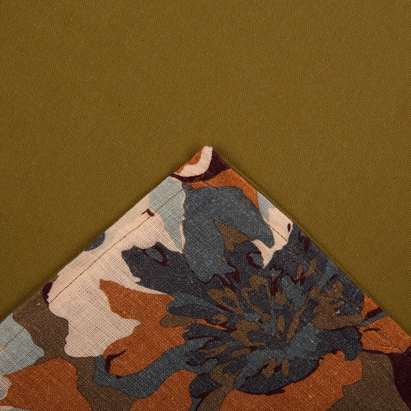 Funda Piecera Lino Trieste Bleu de Prusse 85x200 cm