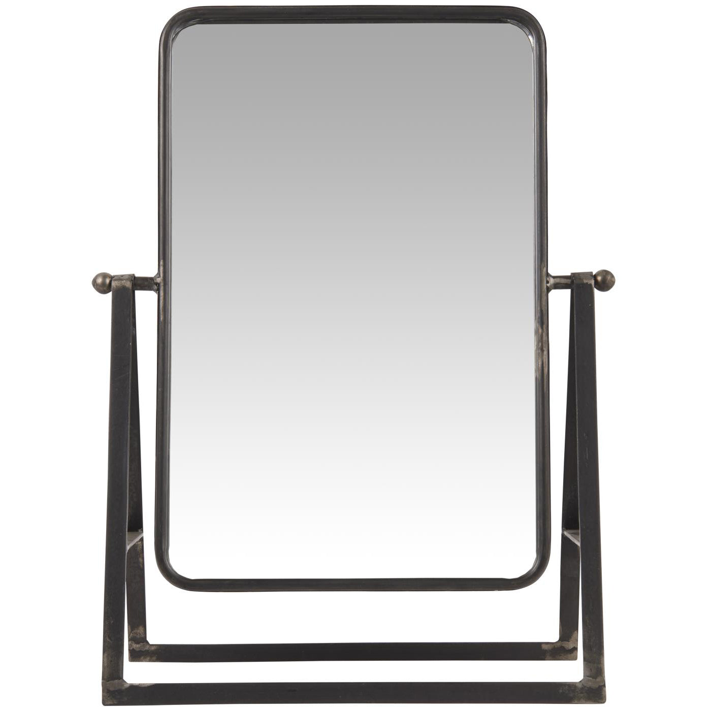 Espejo de Mesa Rectangular Negro