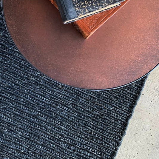 Alfombra Andes Soumak Cañamo Charbon 2,5x3,5 m
