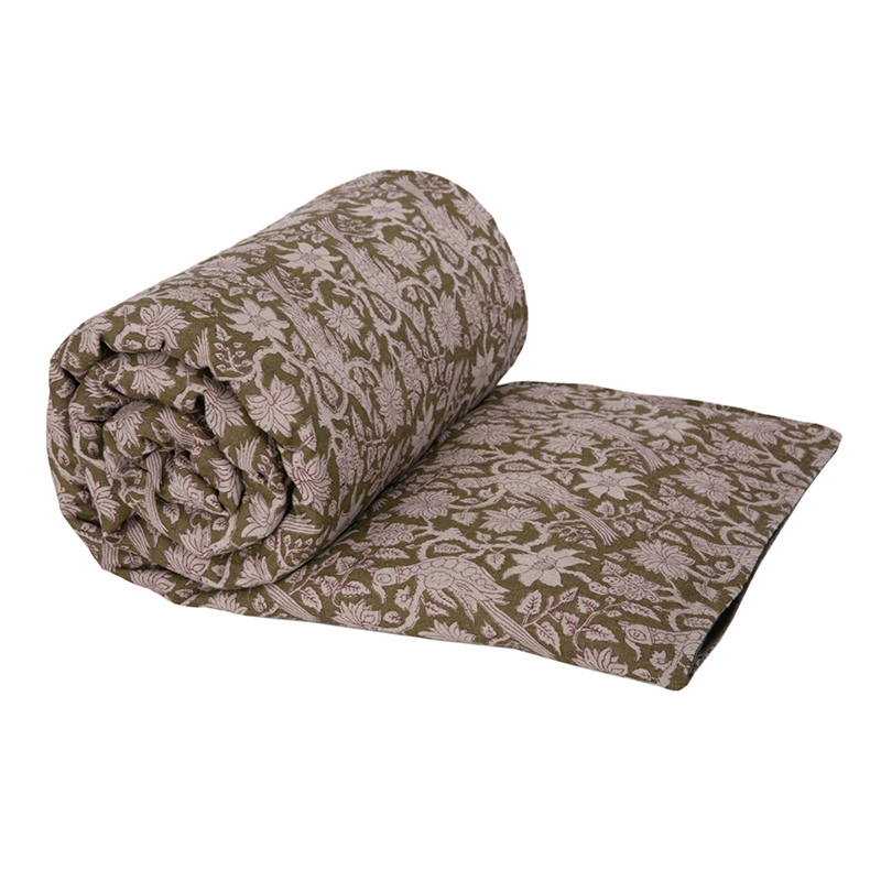 Funda Piecera Lino Jaipur Kaki XL 85x250 cm
