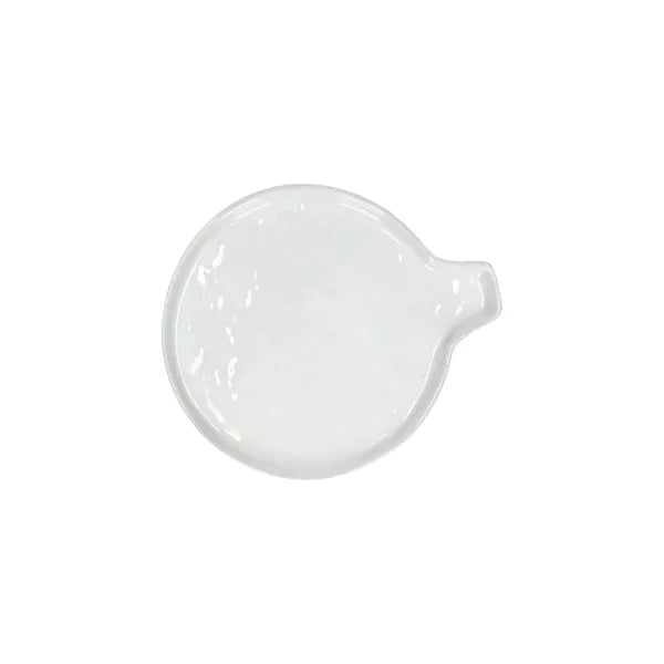 Loza Porcelino Blanco Plato para Cuchara 13 cm