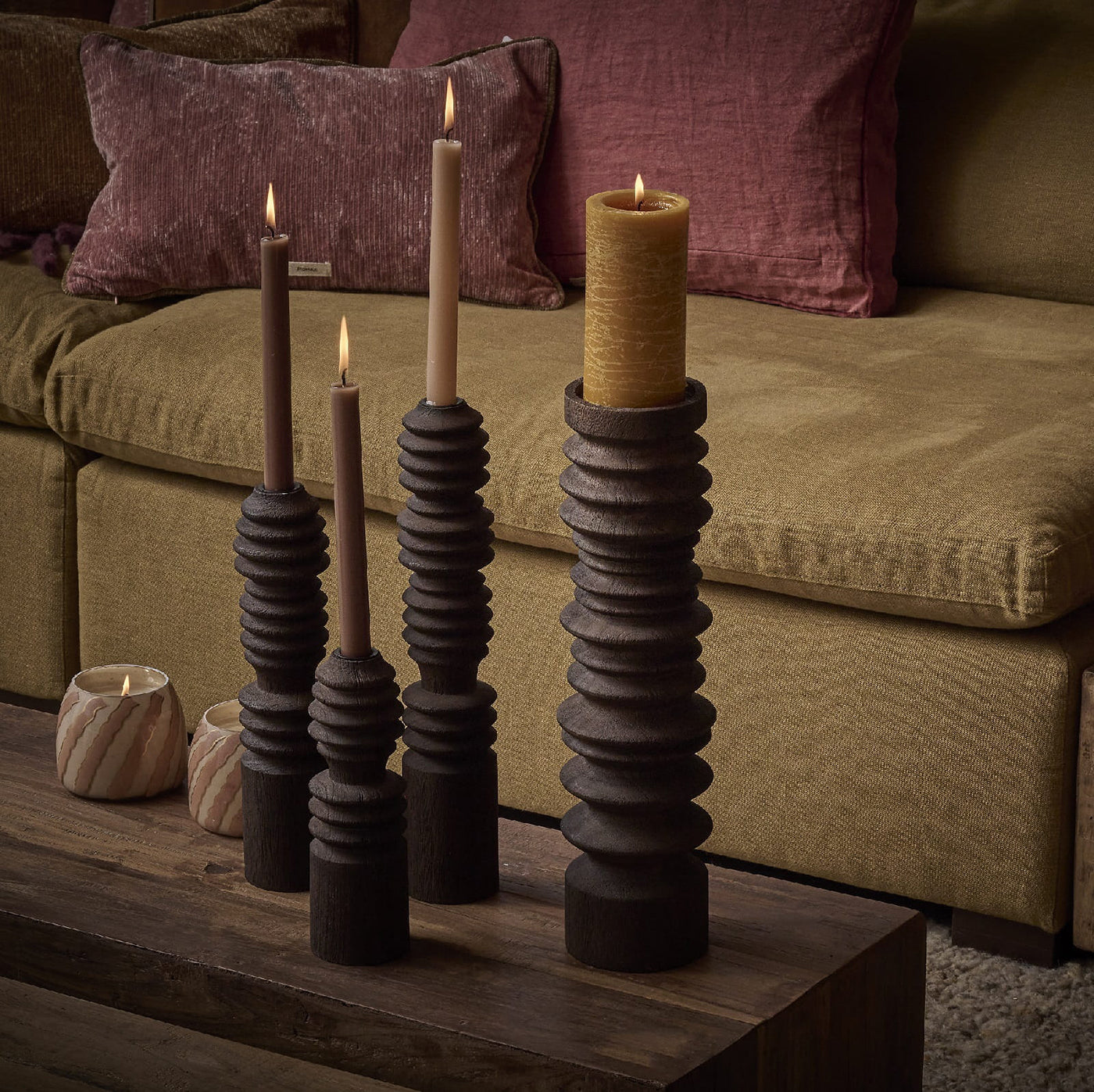 Candelabro ROTELLO Café DIA 7xH 22 cm
