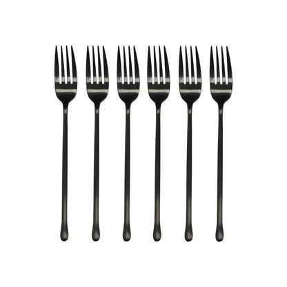 Set 24 Cubiertos Monet Negro (6 Personas)