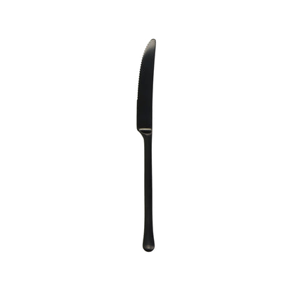 Cubierto Monet Negro Set de 6 Cuchillos