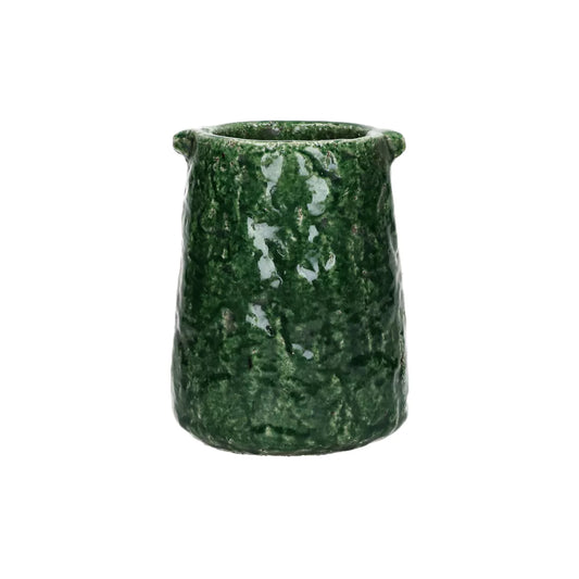 Florero LUMU Verde Dia Ø16 x H 20 cm