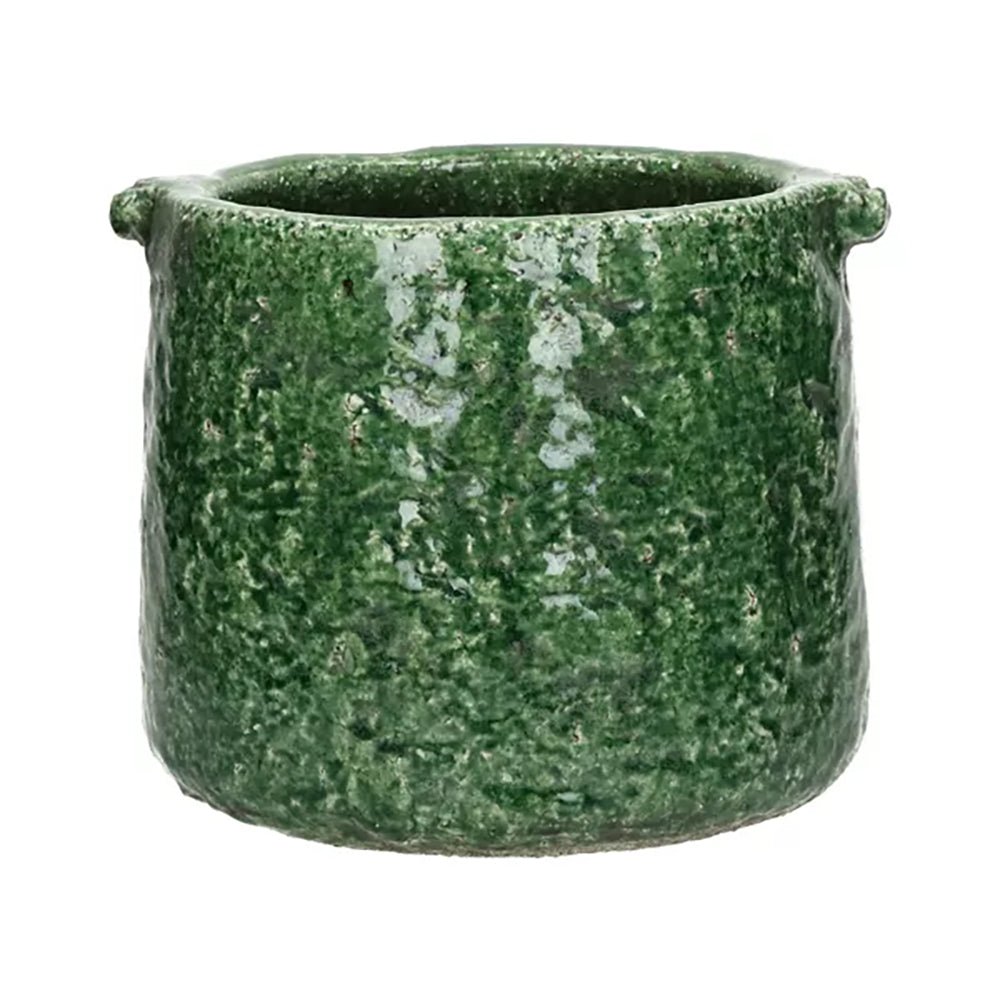 Florero LUMU Verde Dia Ø23,5 x H 19,5 cm