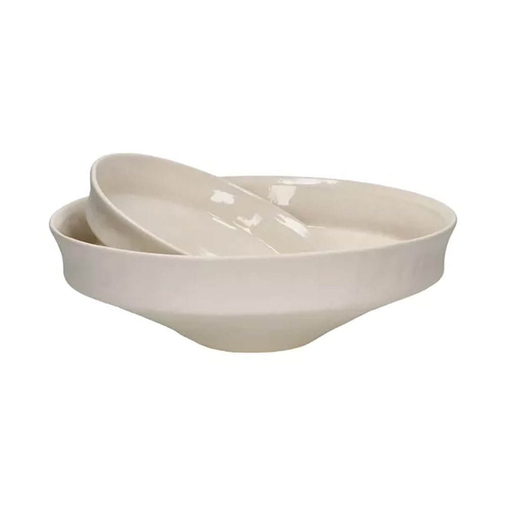 TIERNO Off White  Bowl DIA 27 x H 8,2 cm
