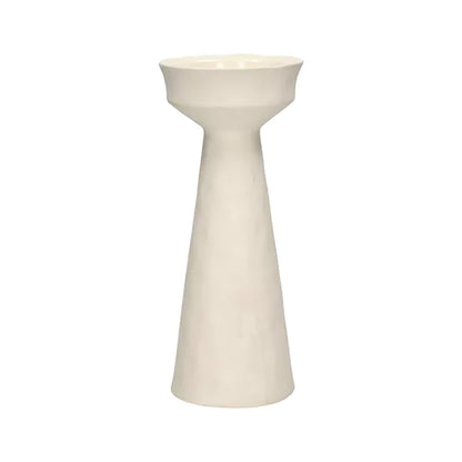 TIERNO Off White  Candelabro DIA 7,8 x H 18,2 cm
