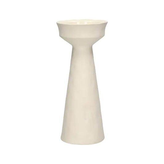 TIERNO Off White  Candelabro DIA 7,8 x H 18,2 cm