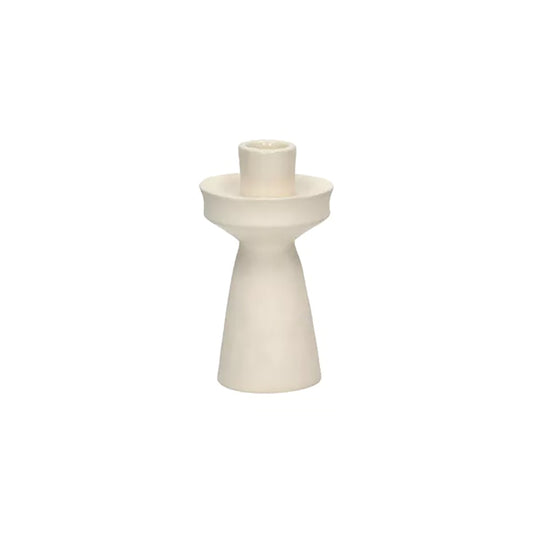 TIERNO Off White  Candelabro DIA 7,5 x H 13,8 cm