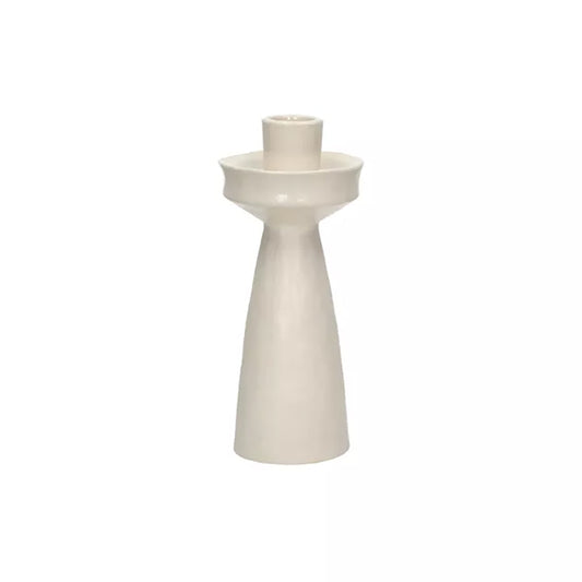 TIERNO Off White Candelabro DIA 7,8 x H 18,2 cm