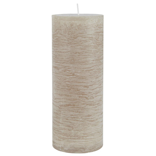 Vela Rústica Rosa Ø:7 H:18