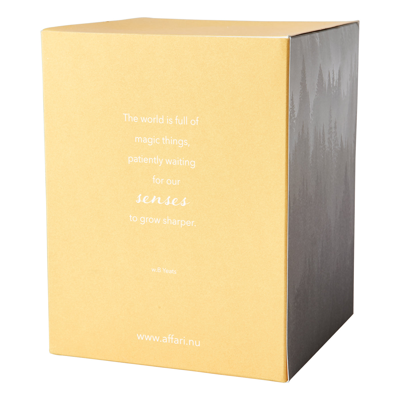 Vela Aromática SENSE Citrus & Basil, Amarilla con Campana