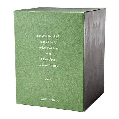 Vela Aromática SENSE Suede & Evergreen, Verde con Campana