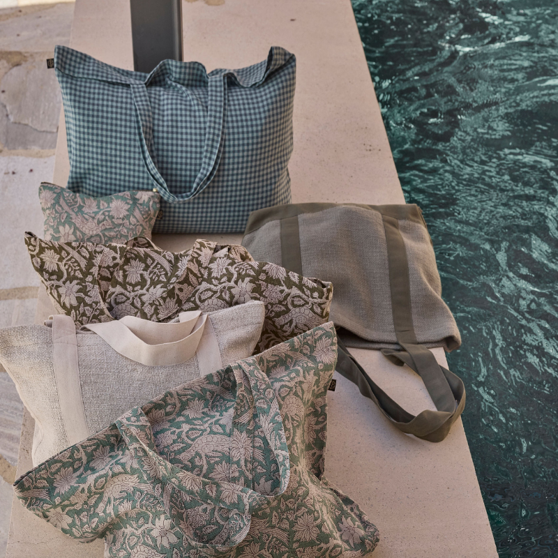 Bolso Lino Jaipur Kaki